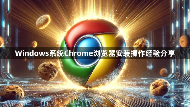 Windows系统Chrome浏览器安装操作经验分享1