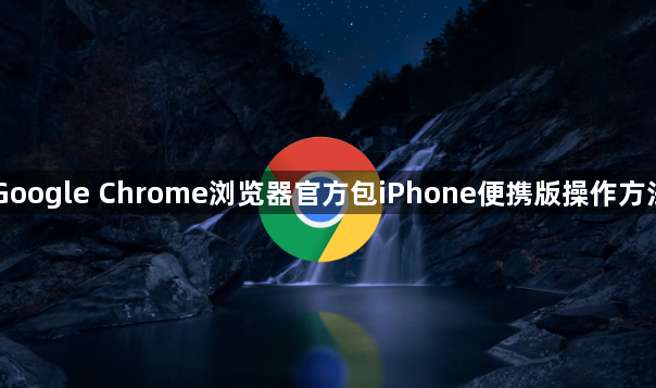 Google Chrome浏览器官方包iPhone便携版操作方法1
