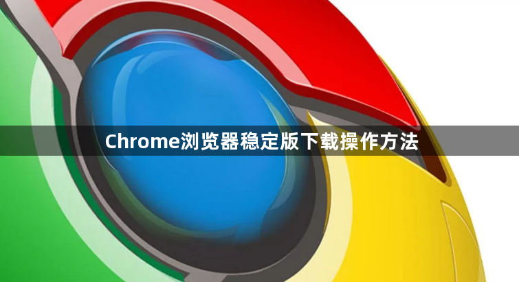 Chrome浏览器稳定版下载操作方法1