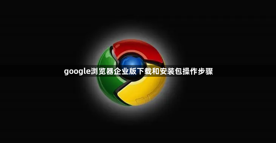google浏览器企业版下载和安装包操作步骤1