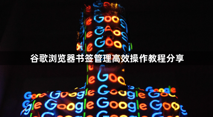 谷歌浏览器书签管理高效操作教程分享1