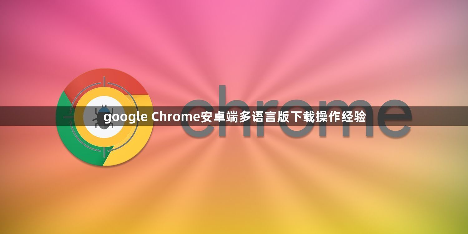 google Chrome安卓端多语言版下载操作经验1