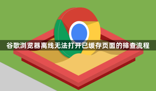 谷歌浏览器离线无法打开已缓存页面的排查流程1