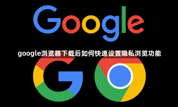 google浏览器下载后如何快速设置隐私浏览功能1