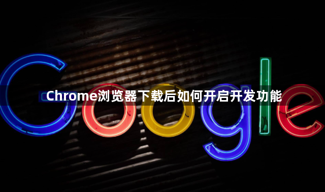 Chrome浏览器下载后如何开启开发功能1