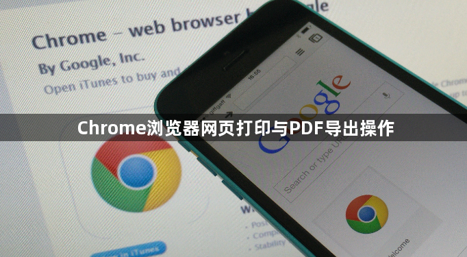 Chrome浏览器网页打印与PDF导出操作1