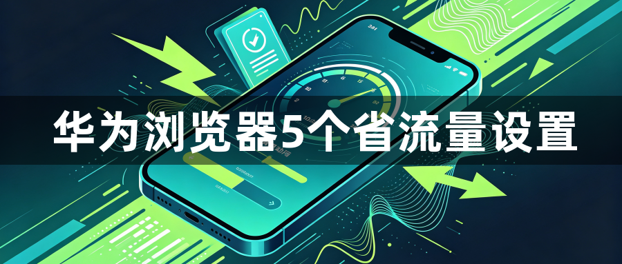 华为浏览器5个省流量设置1
