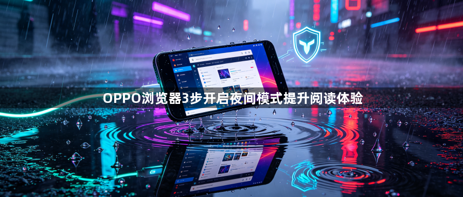 OPPO浏览器3步开启夜间模式提升阅读体验1