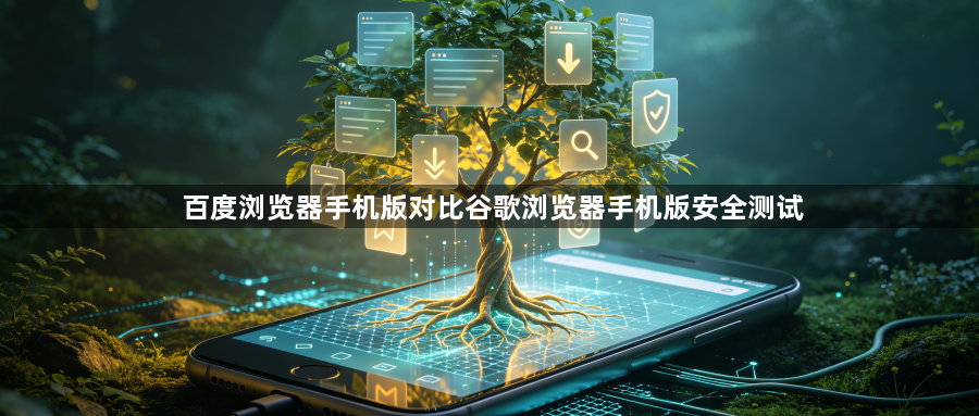 百度浏览器手机版对比谷歌浏览器手机版安全测试1