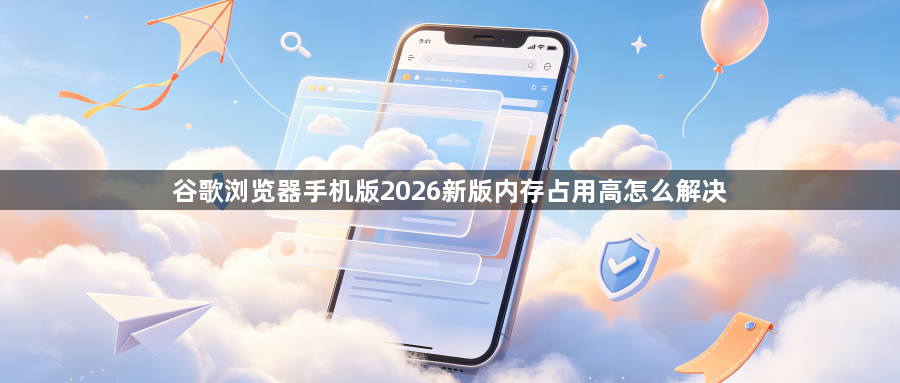 谷歌浏览器手机版2026新版内存占用高怎么解决1
