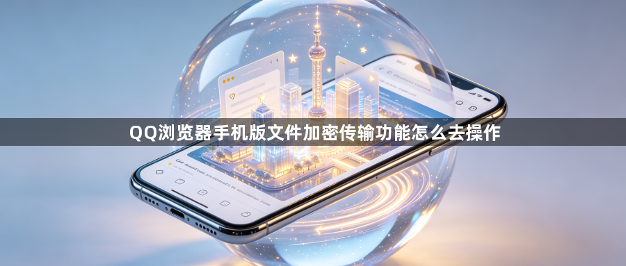 QQ浏览器手机版文件加密传输功能怎么去操作1