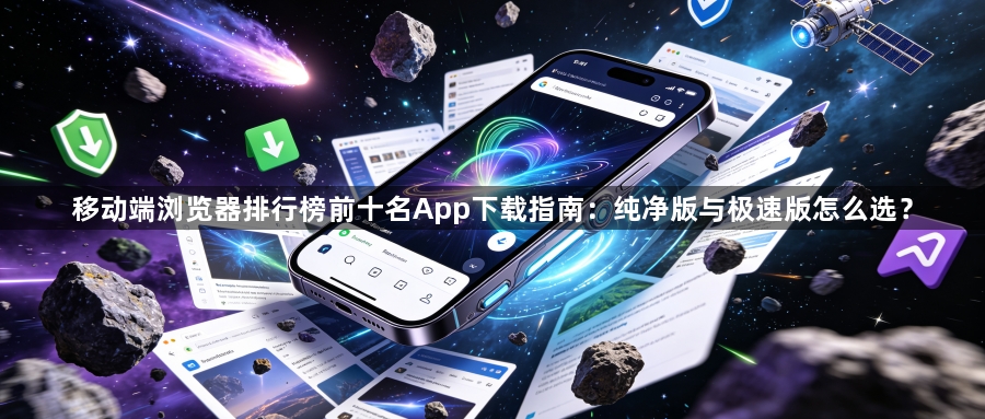 移动端浏览器排行榜前十名App下载指南：纯净版与极速版怎么选？1