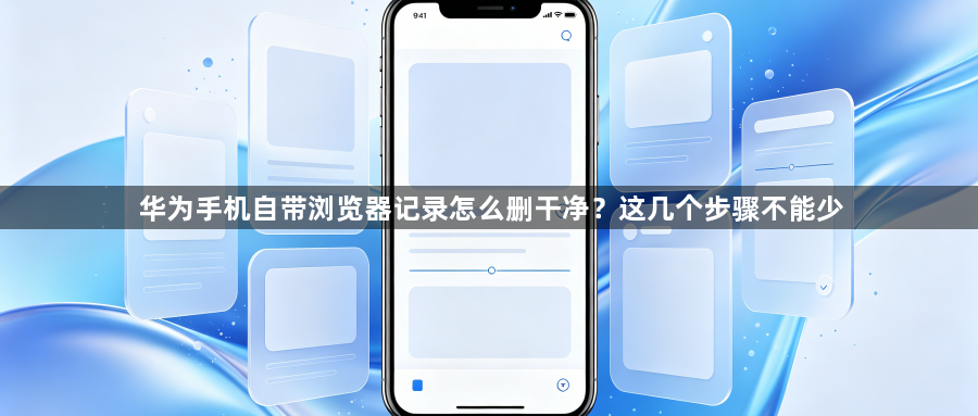 华为手机自带浏览器记录怎么删干净?这几个步骤不能少1