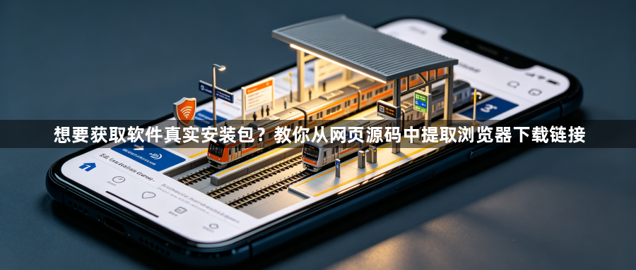 想要获取软件真实安装包？教你从网页源码中提取浏览器下载链接1