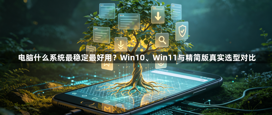 电脑什么系统最稳定最好用？Win10、Win11与精简版真实选型对比1
