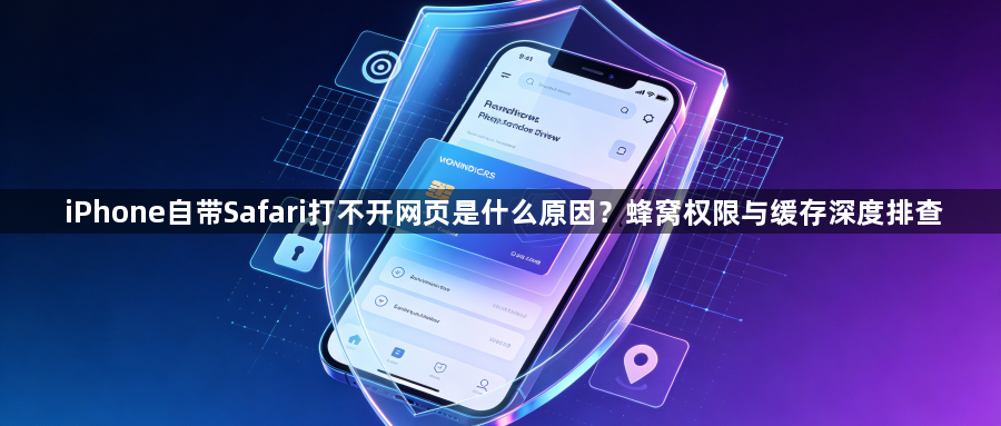 iPhone自带Safari打不开网页是什么原因？蜂窝权限与缓存深度排查1