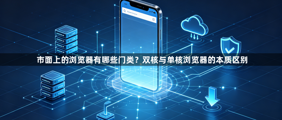 市面上的浏览器有哪些门类？双核与单核浏览器的本质区别1