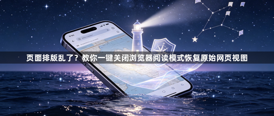 页面排版乱了？教你一键关闭浏览器阅读模式恢复原始网页视图1
