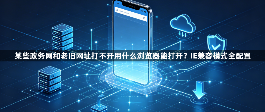 某些政务网和老旧网址打不开用什么浏览器能打开？IE兼容模式全配置1
