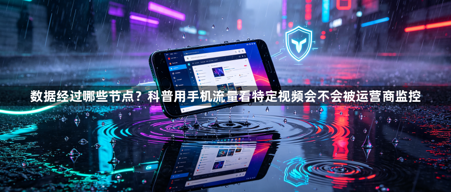 数据经过哪些节点？科普用手机流量看特定视频会不会被运营商监控1