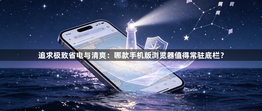追求极致省电与清爽：哪款手机版浏览器值得常驻底栏？1