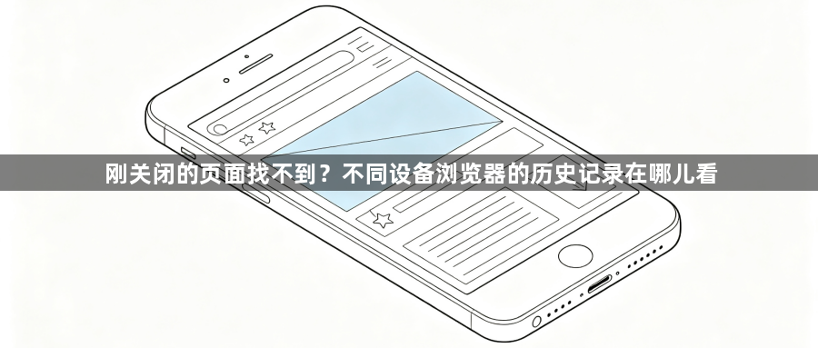 刚关闭的页面找不到?不同设备浏览器的历史记录在哪儿看1