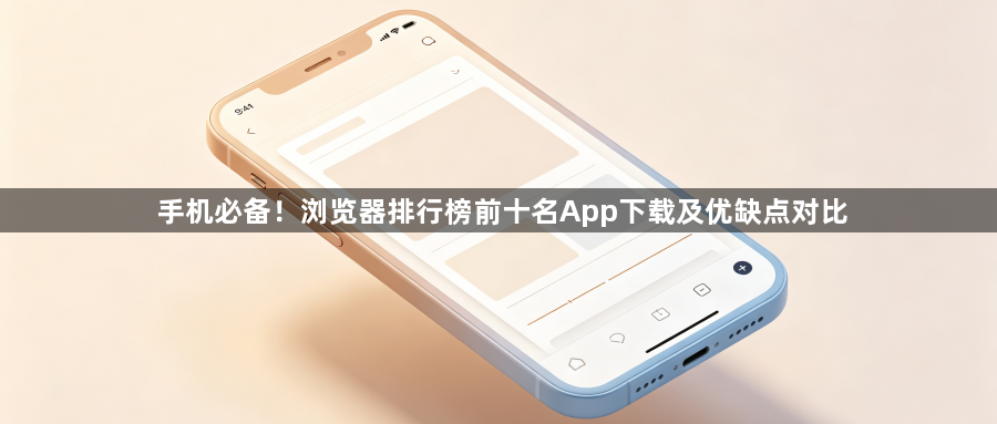 手机必备！浏览器排行榜前十名App下载及优缺点对比1