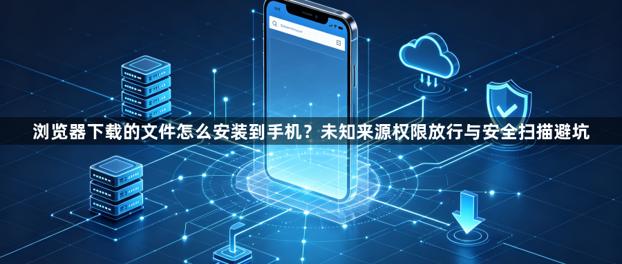 浏览器下载的文件怎么安装到手机？未知来源权限放行与安全扫描避坑1