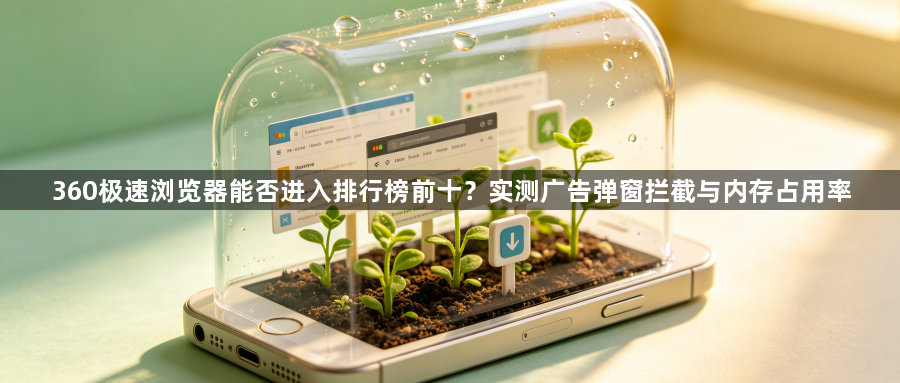 360极速浏览器能否进入排行榜前十？实测广告弹窗拦截与内存占用率1